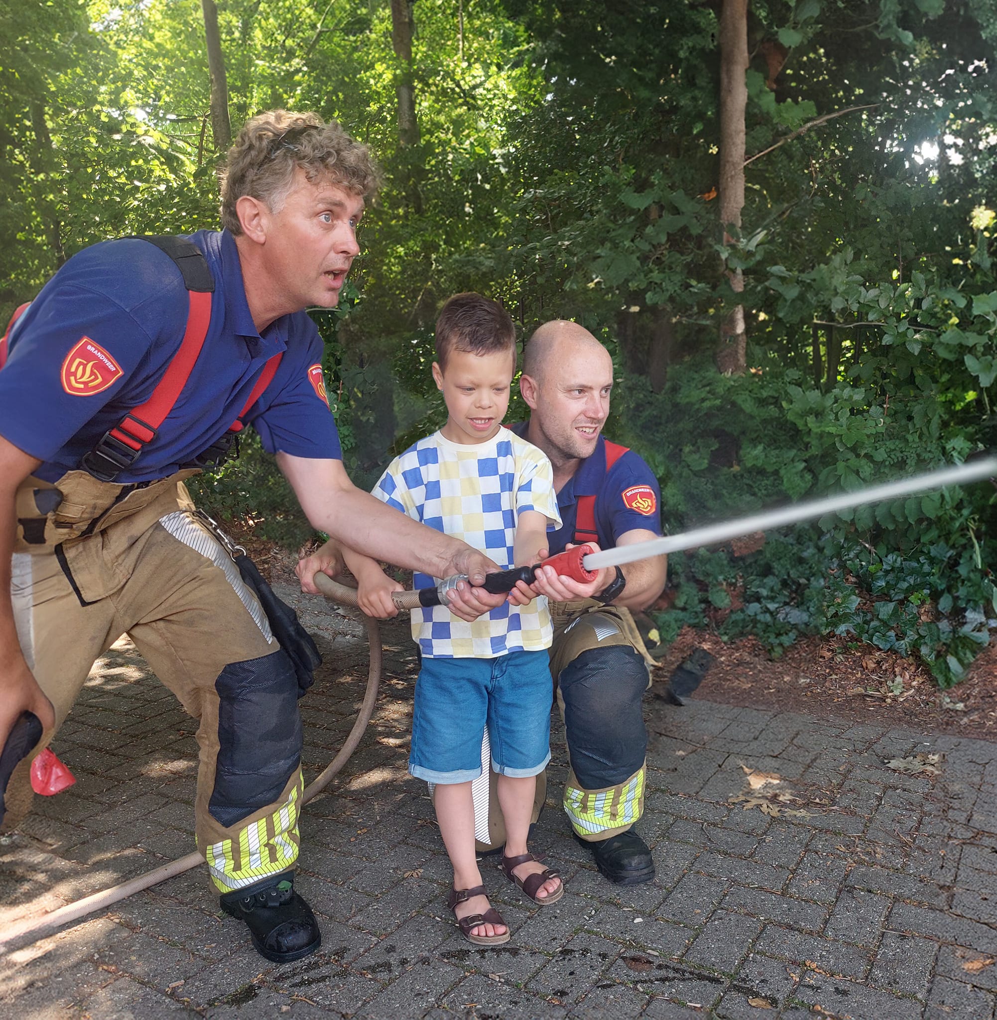 Op bezoek bij de brandweer!